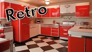 Need some inspiration for a retro kitchen design?