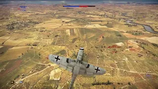 Bf109 G14 vs Spitfire MK9