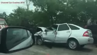 Жесткие аварии Сентябрь 2016  Hard car crash compilation September 2016