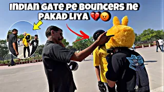Bouncers Ne India gate Pe Panga Kar Diya 😡💔॥ Fight on india gate 🇮🇳 ??
