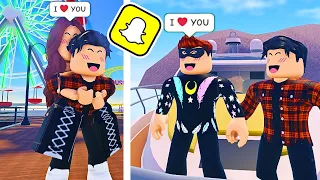 ME and MY BESTFRIEND ARE DATING the SAME GUY in ROBLOX SNAPCHAT....