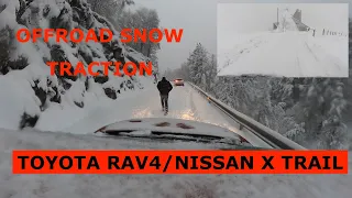 Nissan X-Trail/Toyota RAV4 OFFROAD SNOW Traction