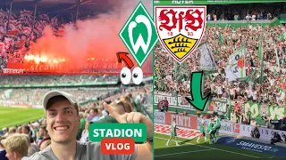 LETZTE MINUTE AUSGLEICH mit PYRO & CHOREO l SV Werder Bremen - VFB Stuttgart (2-2) l Bundesliga