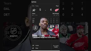 Dallas Stars win vs Red Wings #nhl #capcut #viral