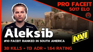 Aleksib NAVI CARRIES HIS TEAM on ANUBIS🔥 (ANUBIS) FACEIT LVL 10 / CSGO POV / Sep 25, 2023