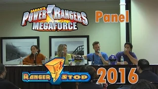 Power Rangers: MegaForce Panel - RangerStop 2016 - Cameron Jebo, Ciara Hanna, & More!