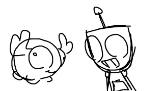 With your teeth!! (Invader zim fan animatic)