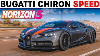 Forza Horizon 5 | Bugatti Chiron Top Speed & Acceleration Tests! | Has It Gotten Faster?