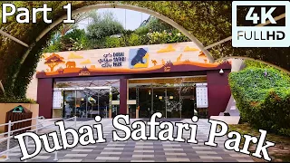 [4K] Dubai Safari Park Part 1 Of 4 | Explorer Village Bus Tour | Tourist Attraction | Dubai UAE 🇦🇪