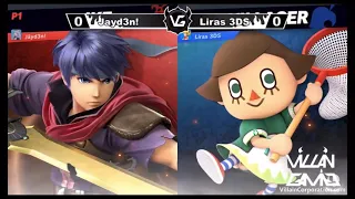 VG Smash 5 Winners Semi Finals - Jäyd3n! (Ike) Vs. Liras3DS (Villager) SSBU Ultimate