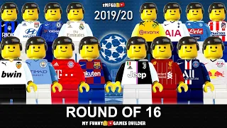 Road To Champions League Round Of 16 • UCL Draw 2019/20 in LEGO Football Film