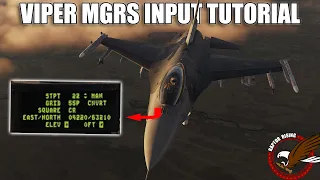 DCS F-16C Viper - MGRS Coordinate Tutorial | Never Deal With LAT/LONG AGAIN! | 4K 60 FPS VR!