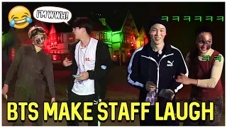 BTS Making BigHit Staff Laugh So Hard