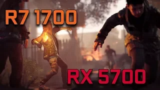 Homefront the Revolution | RX 5700 + Ryzen 7 1700 | 1080p High Settings | BENCHMARK