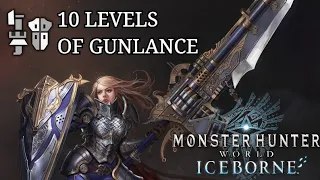 The 10 LEVELS of Gunlance (ガンランス) MH World: Iceborne - An Advanced Gunlance Combo Guide