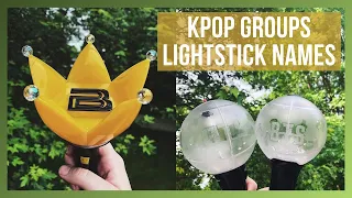 Kpop Groups Lightstick Names part 1