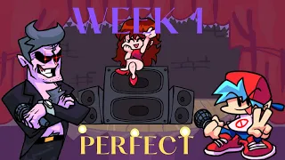 Friday Night Funkin' - Week 1 + Tutorial Perfect Combo (Newgrounds Version)