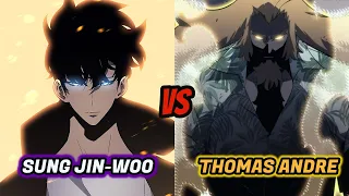 SUNG JIN-WOO VS THOMAS ANDRE || SOLO LEVELING