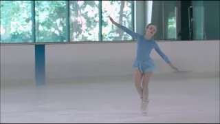 Elle Fanning ice skating scene from Somewhere 2010