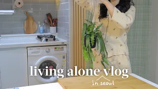 MOVING VLOG | living alone in seoul, non-stop unboxing & cleaning 🚛⁼³₌₃