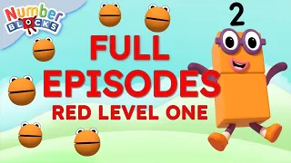 Red Level One | Full Episodes 1-10 | Learn to Count | Numberblocks  #homeschooling