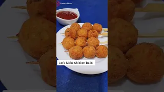 Chicken Balls Recipe | Fried Chicken Balls | Crispy Chicken  Balls #shorts #ytshorts #viral #cooking