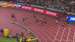 Usain Bolt Injury 4x100 Relay London