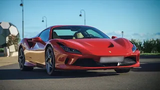 Красная и классная Ferrari F8 Spider