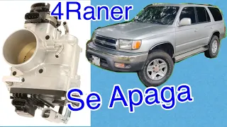 Toyota 4runner Se apaga Sensor TPS Calibrar Cuerpo de Aceleración