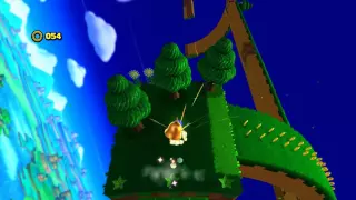 Sonic Lost World (Wii U): Windy Hill - Zone 1 - All Red Rings