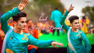 AAYO BASANT KAVIT KATHAK DANCE | HOLI DANCE COVER | Composed by Divang vakil | DebjitsarkarMURAT