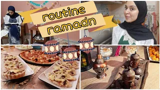يوم من رمضان  🌙من السحور حتى الفطور 🌗/routine ramadan