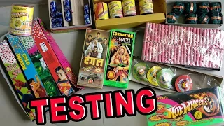FIRECRACKER TESTING | Diwali 2018 Firecracker testing