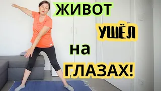 КАК УБРАТЬ ЖИВОТ И БОКА БЫСТРО!  5 простых упражненияй ДЛЯ ПОХУДЕНИЯ ЖИВОТА в домашних условиях