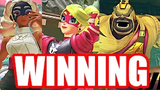 Arms - ALL CHARACTERS WINNING ANIMATIONS & VICTORY POSES (So Far) Nintendo Switch