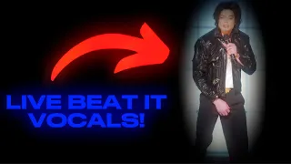 Michael Jackson — Beat It | Live Acapella Vocals (MSG 2001)