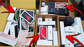 DUMPSTER DIVING EVERY APPLE STORE IN MY CITY!! FOUND IPHONES AND MORE!! OMG!!