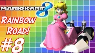 Mario Kart 8 Gameplay Part 8 Lightning Cup 150cc Rainbow Road N64 Remake! Wii U Walkthrough HD