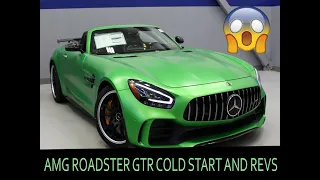 2020 AMG GTR ROADSTER- CRAZY EXHAUST!!! COLD START, REVS AND WALK AROUND!!!