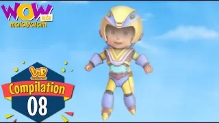 Vir the robot boy | Malayalam Cartoon| Compilation 08 |Malayalam Moral Stories |Malayalam Story