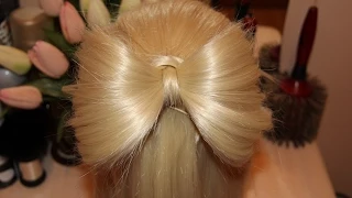 Бантик из волос | Hair bow