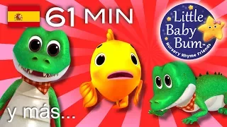 La canción del cocodrilo | Y más canciones infantiles | ¡61 minutos de recopilación LittleBabyBum!