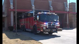 Rescue 1 & Utility USAR 4 - Collapse Rescue Response [Wichita Fire Department]