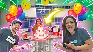 FIZEMOS UMA FESTA SURPRESA DE NIVER PRA GLENDA !!!