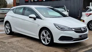 2017 (17) Vauxhall Astra SRI VX-Line 1.4T 5Dr in Summit White. 43k Miles. 4 Services. Big Spec.SOLD!