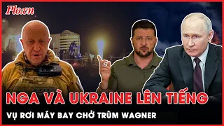 Máy bay chở trùm Wagner rơi: Ông Putin và ông Zelensky nói gì? | PLO