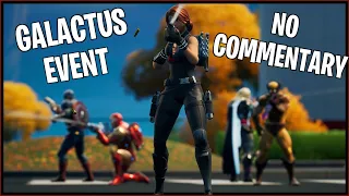 Fortnite Galactus Event No Commentary - Full Galactus Event