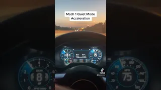 2021 Mustang Mach 1 Cold Start and Acceleration
