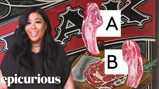 Steak Expert Guesses Cheap vs Expensive Steak | Price Points | Epicurious