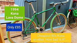 Part 1 Cheapest retro Kona on eBay!!! Just £85. Is my latest 90s mountain bike Lava Dome any good...